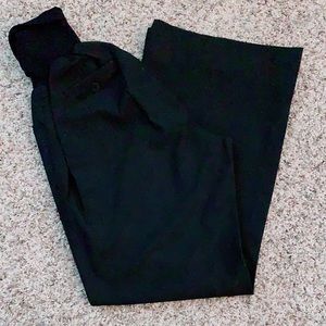 Black Maternity Dress Pants